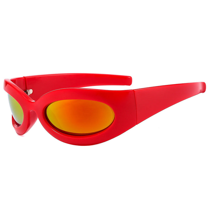 Women’s fashionable sunglasses with oval frame and modern finish Kalsten