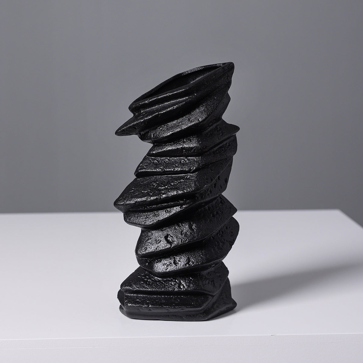 Abstract Textured Ceramic Sculpture