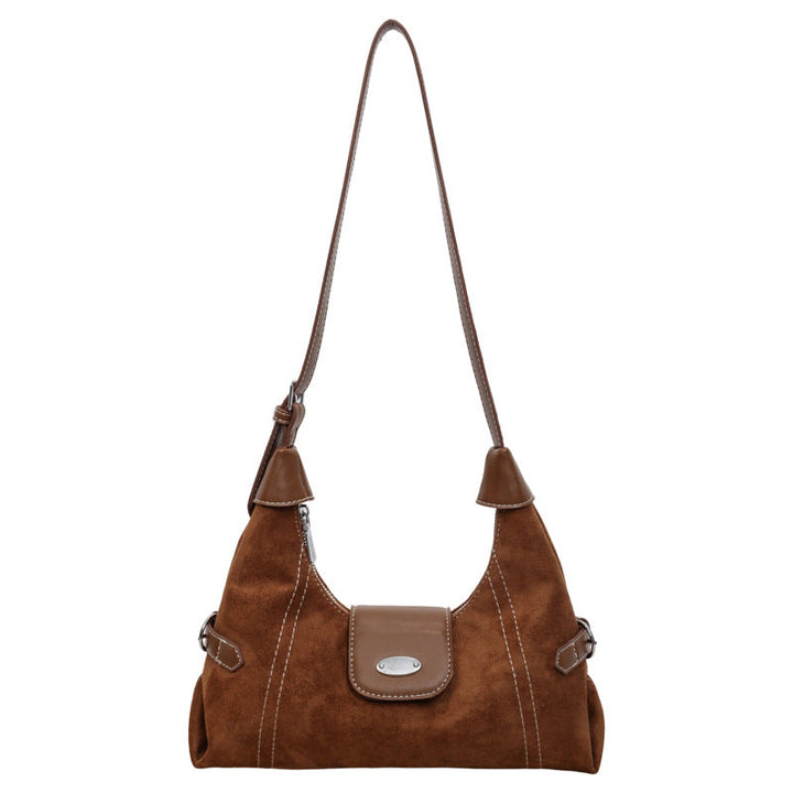 Stylish Suede Shoulder Bag Kalsten