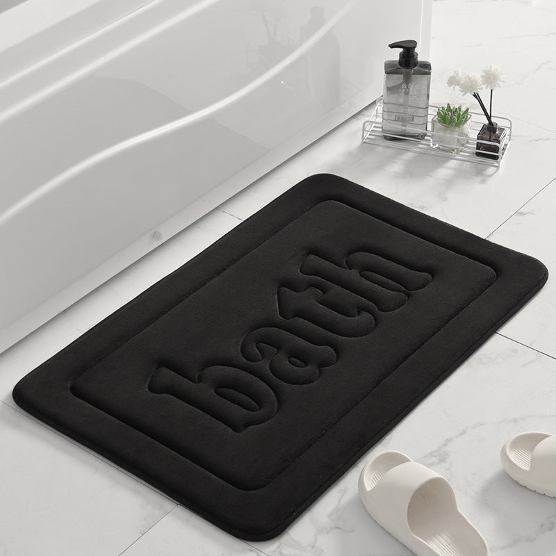 Plush Textured Bath Mat