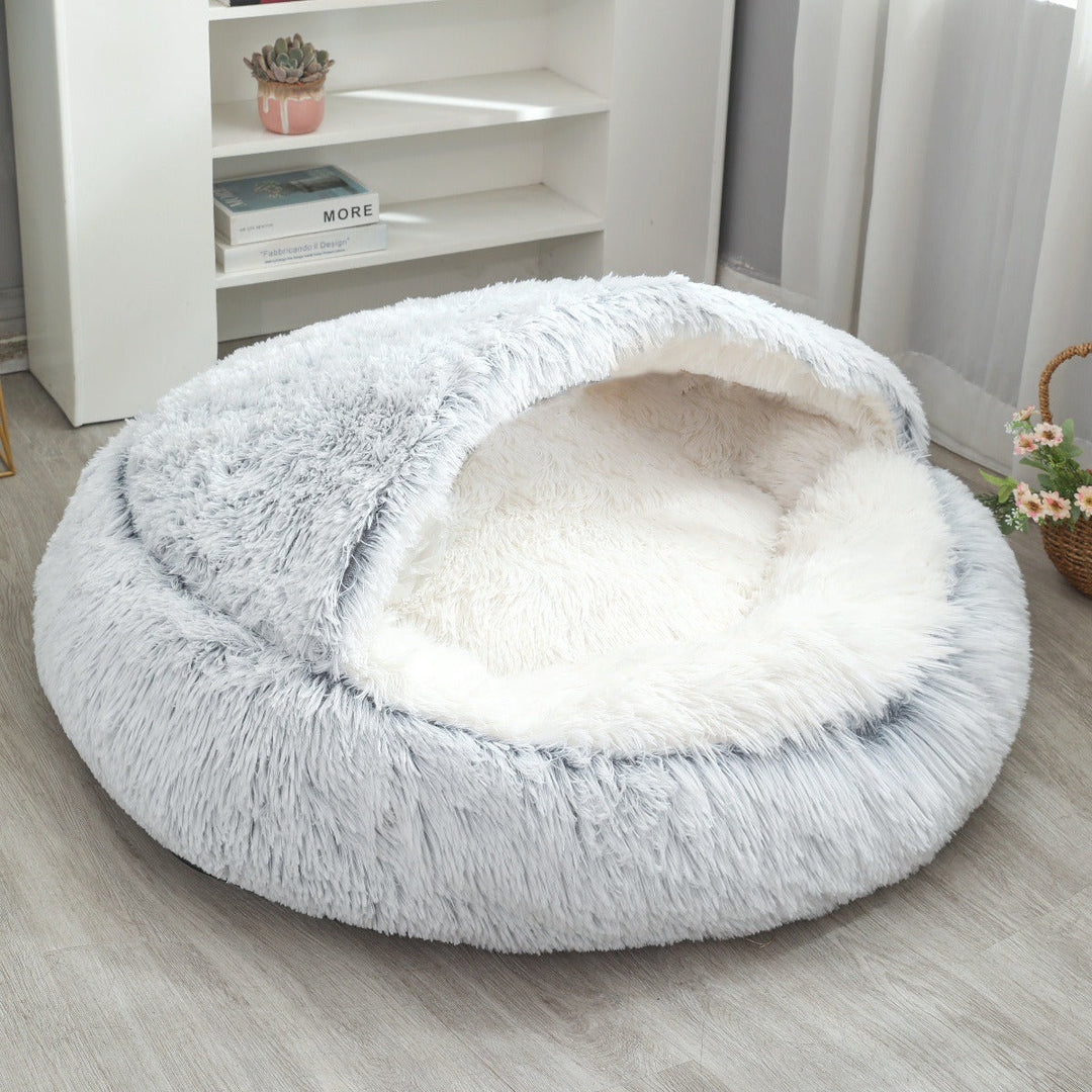 Women's cozy round pet bed Kalsten