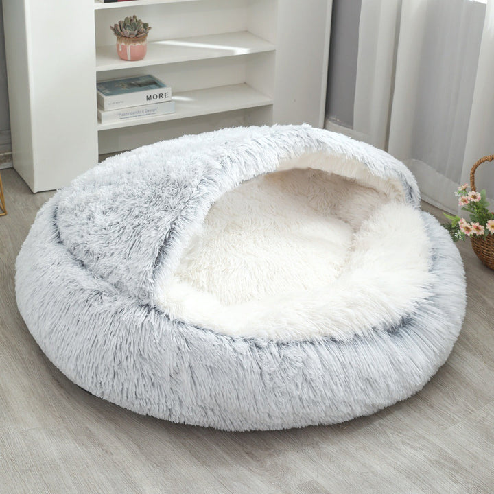 Women's cozy round pet bed Kalsten