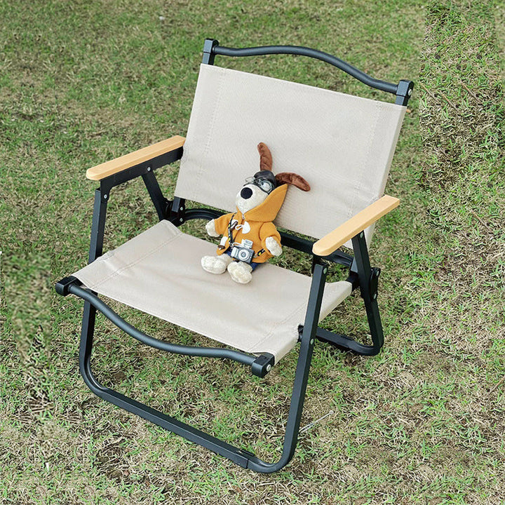 Women's Folding Chair with Ergonomic Seat and Sturdy Frame Kalsten