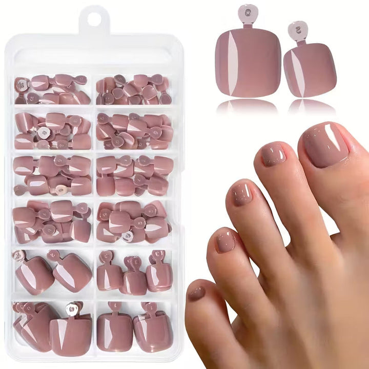 Premium Gel Pedicure Nail Set Kalsten