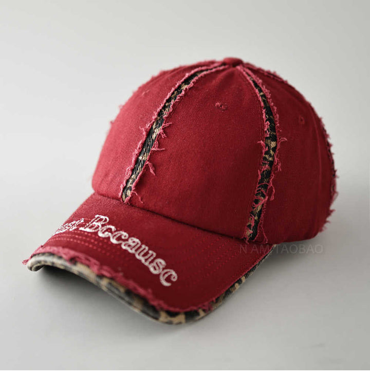 Men's Distressed Vintage-Inspired Baseball Cap Kalsten