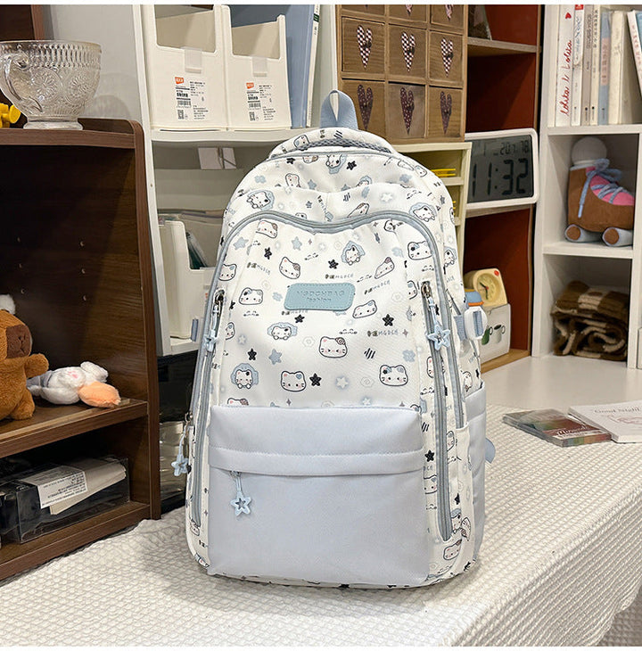 Cute Character-Themed School Backpack