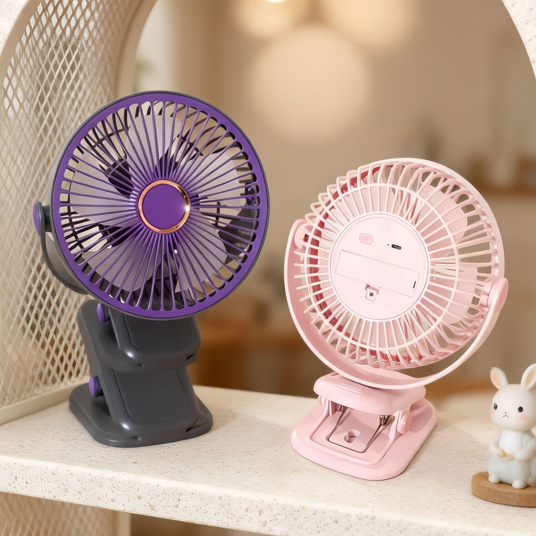 Women Portable Table Fan with Adjustable Head and Quiet Operating Noise Kalsten