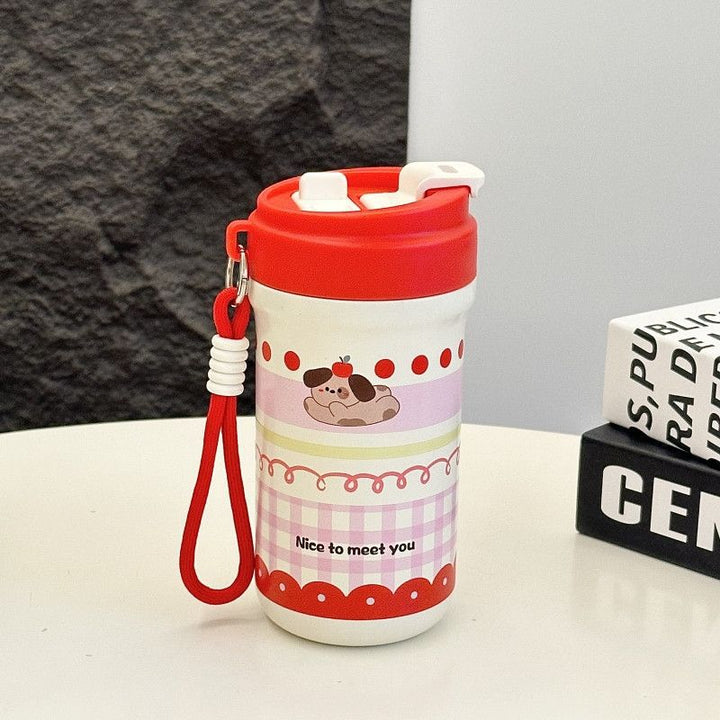 Ladies Insulated Drinking Cup with Cheerful Rabbit Design Kalsten
