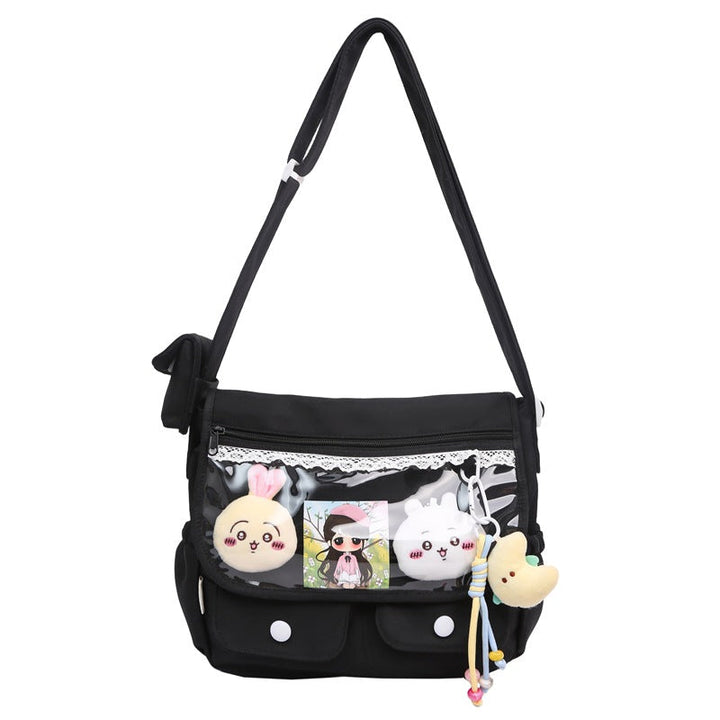 Cute Character-Themed Messenger Bag Kalsten