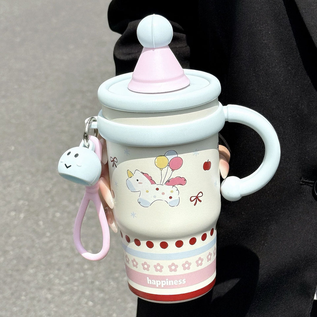Women's playful drinking cups with integrated silicone lid Kalsten