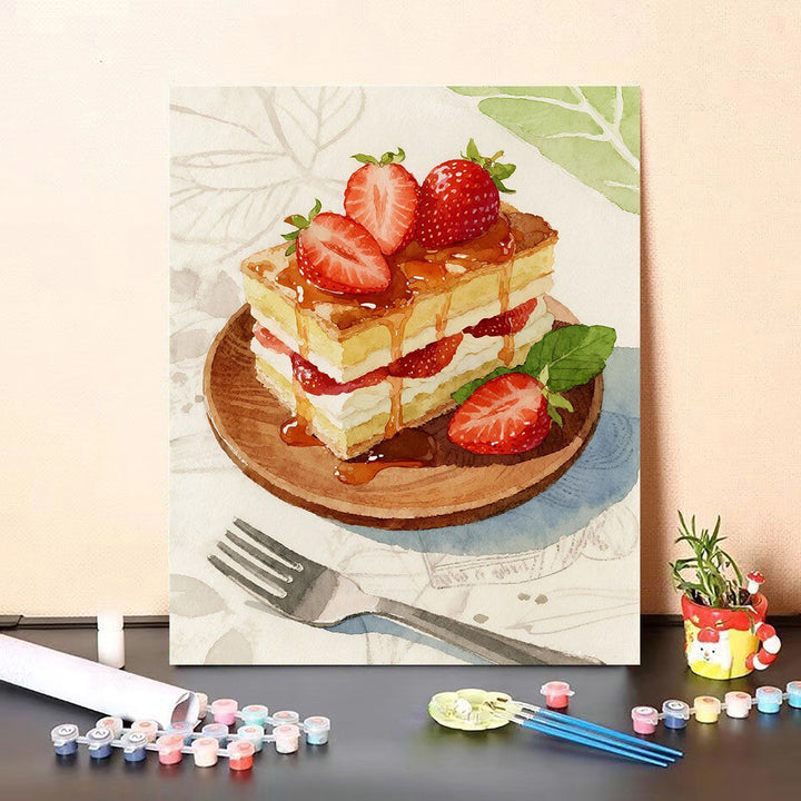 Gourmet Dessert-Themed Canvas Art Kalsten