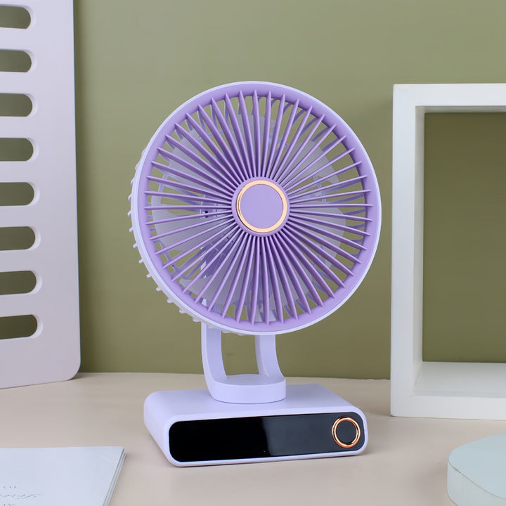 Ladies Portable Table Fan in Modern and Compact Design Kalsten