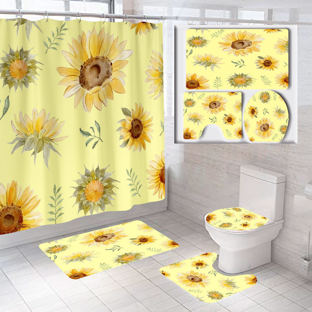 Floral Theme Bathroom Décor Set Kalsten