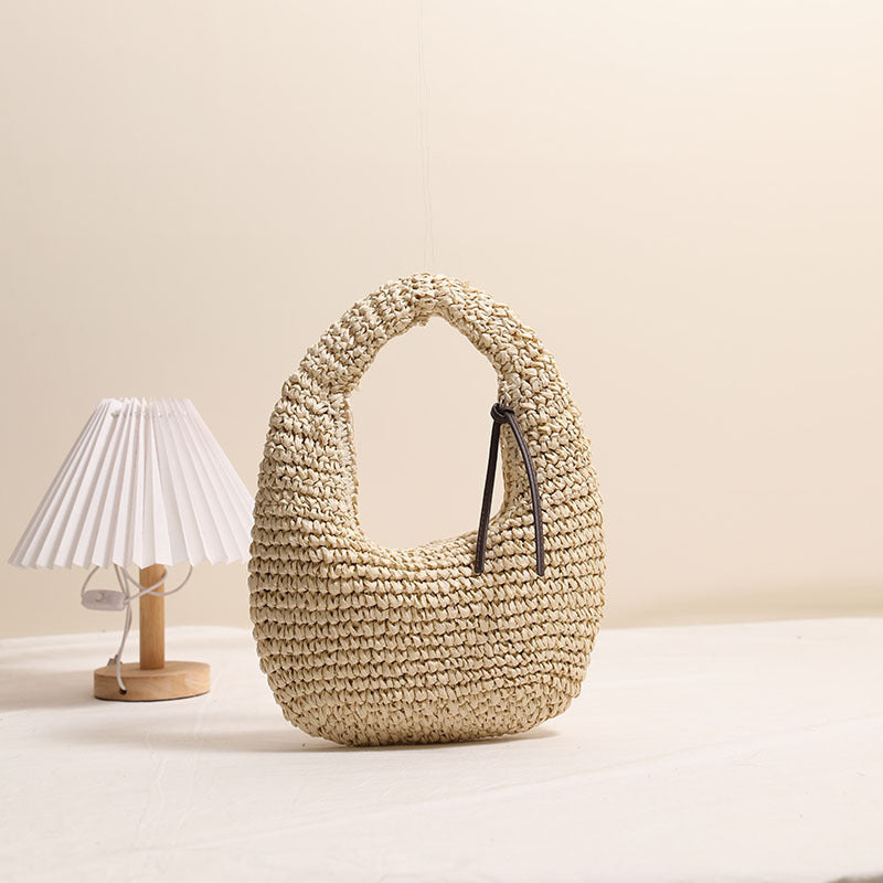 Handmade Basket Bag in Modern Hobo Style Kalsten