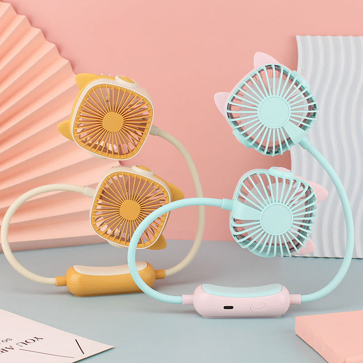 Women Portable Dual-Fan with Custom Design Kalsten