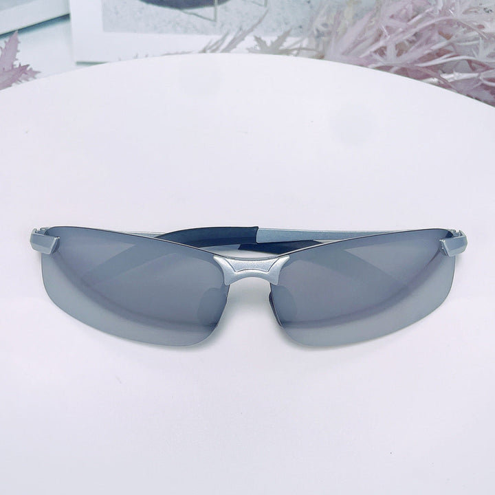 Men's sporty sunglasses with polarized lenses and flexible frame Kalsten