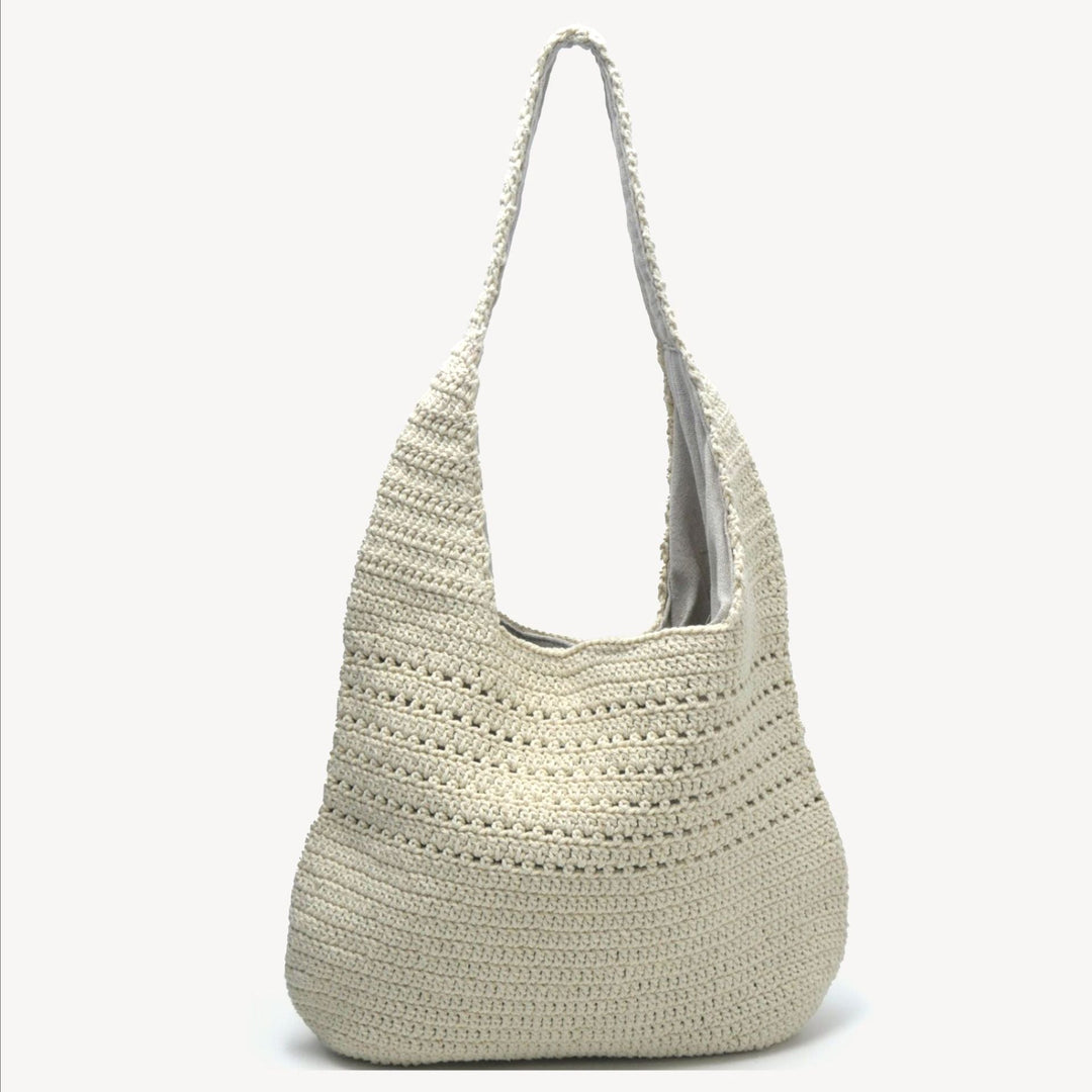 Handmade macrame shoulder bag with ergonomic shoulder strap Kalsten