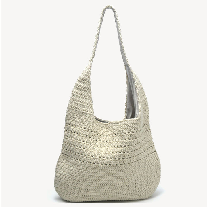 Handmade macrame shoulder bag with ergonomic shoulder strap Kalsten