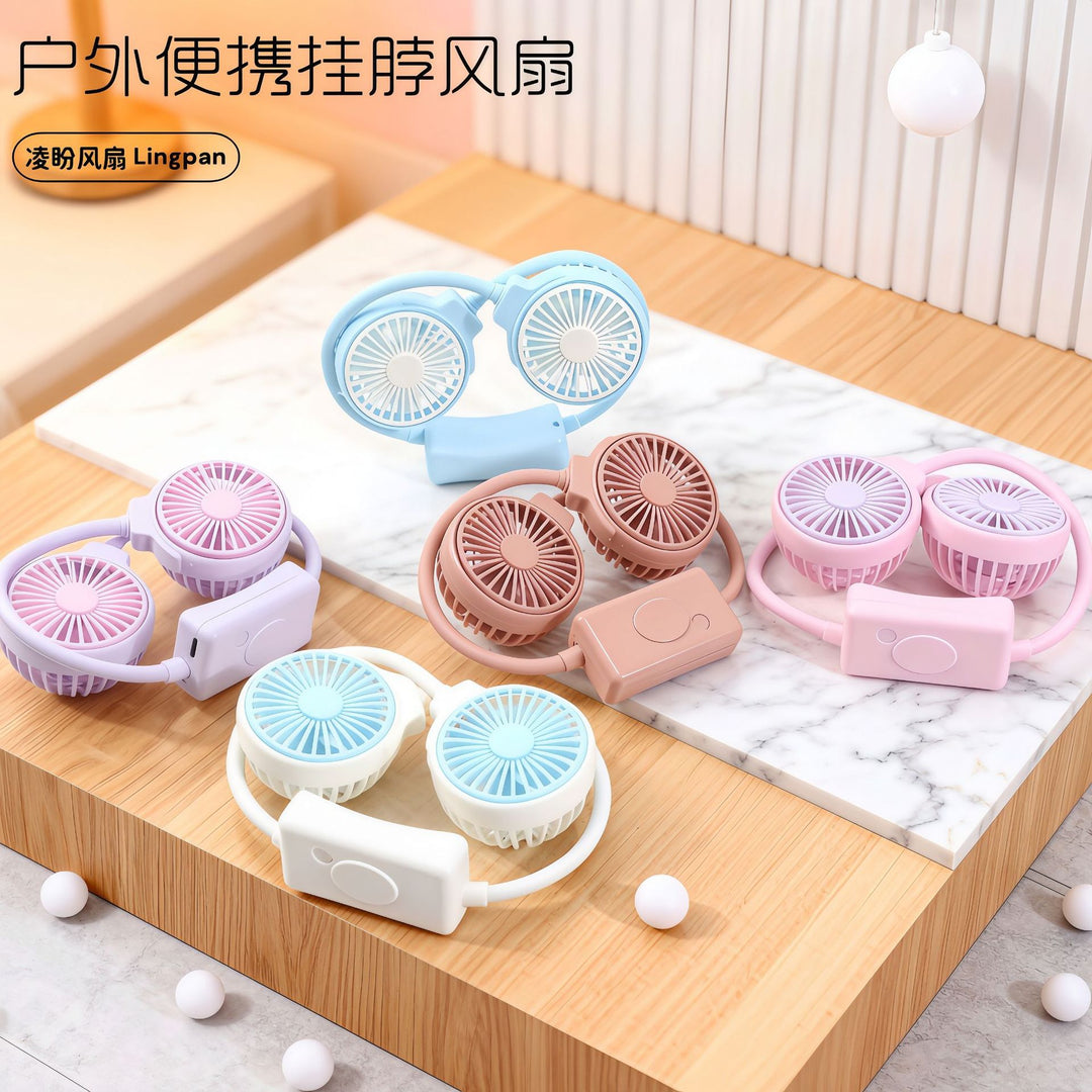 Women Portable Neck Fan with Flexible Design Kalsten