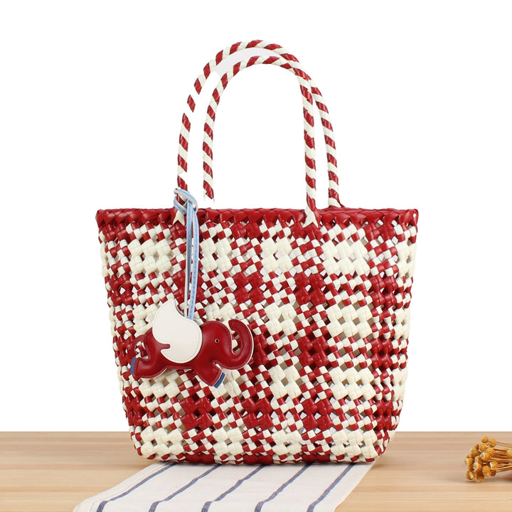 Creative Tote Bag with Playful Elephant Jewelry Kalsten