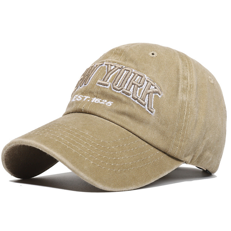 Men's Distressed Embroidered Dad Hat Kalsten