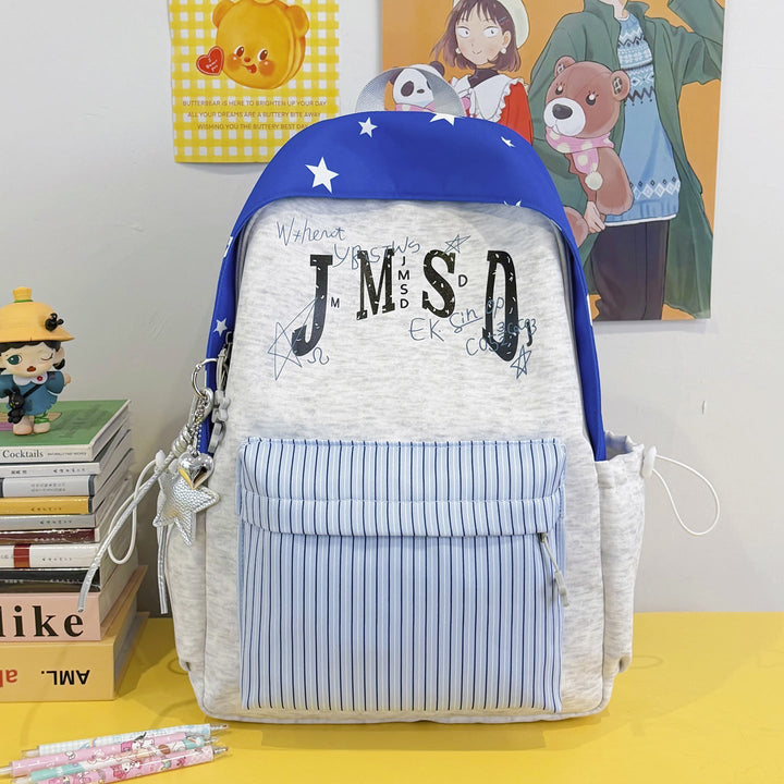 Casual Graphic-Print School Backpack