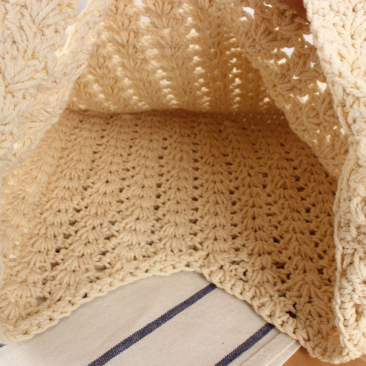 Handcrafted Shoulder Bag Made of Natural Weave Kalsten
