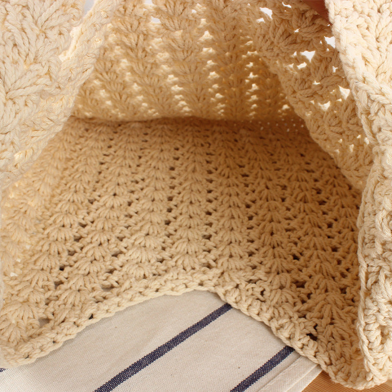 Fashionable mesh tote bag with elegant drawstring Kalsten