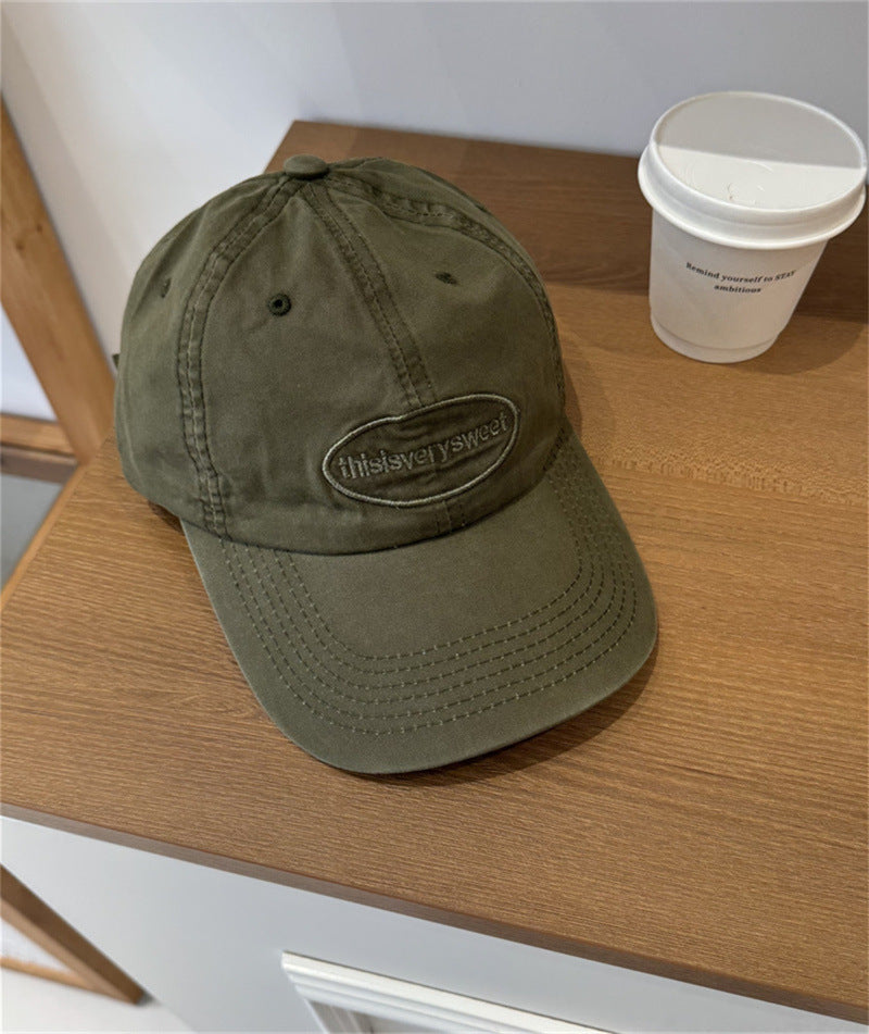 Men's Casual Distressed Cotton Baseball Cap Kalsten
