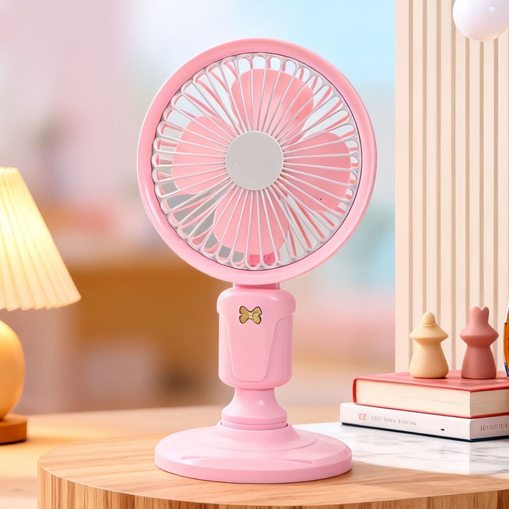 Ladies Portable Table Fan in Playful Design Kalsten
