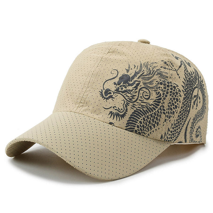 Men's Sports Cap with Dragon Pattern Kalsten