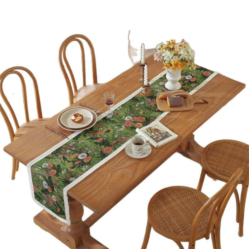 Decorative Floral Table Runner