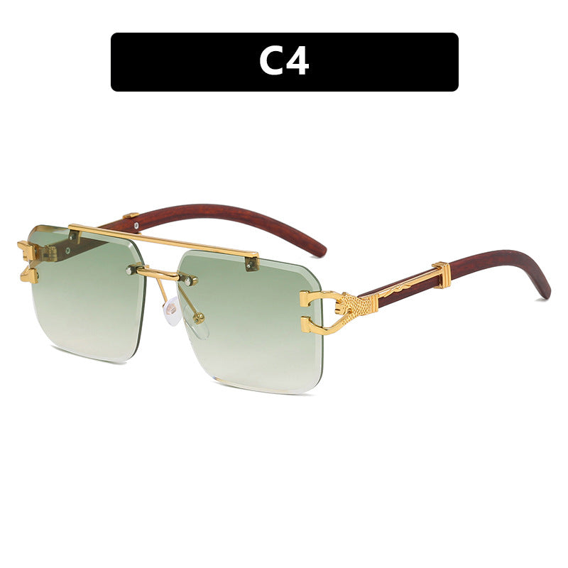 Women's fashionable glasses with innovative frame and luxurious wood detail Kalsten