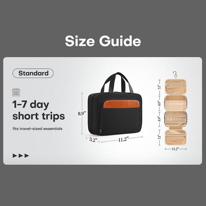 Cosmetic Organizer Bag with Intelligent Interior Layout Kalsten