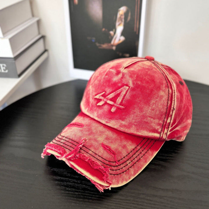 Women's Distressed Vintage Style Baseball Cap Kalsten