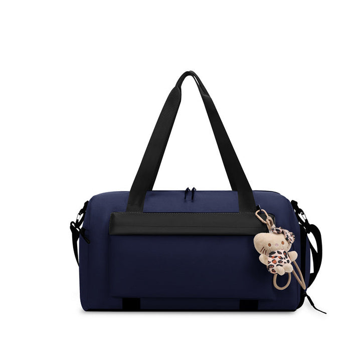 Sporty duffel bag with practical compartments and removable shoulder strap Kalsten
