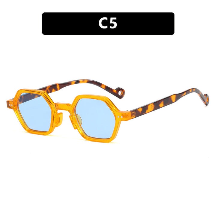 Women's hexagonal sunglasses in a modern design with protective lenses Kalsten