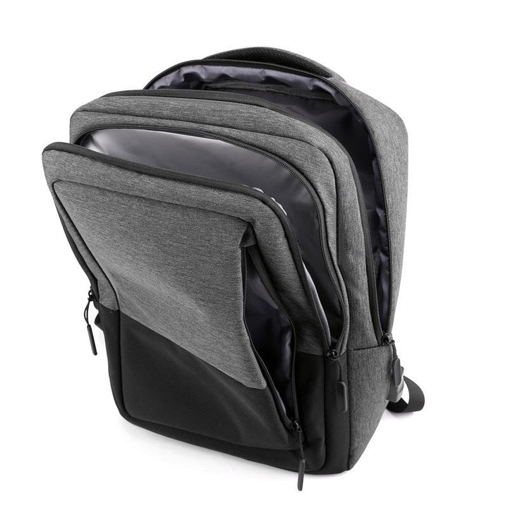 Modern business backpack with USB charging port Kalsten