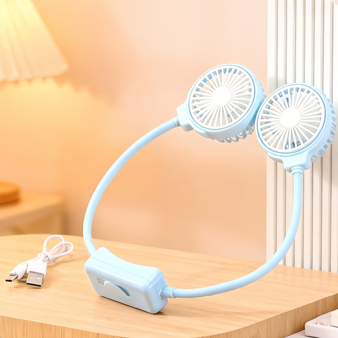 Women Portable Neck Fan with Flexible Design Kalsten