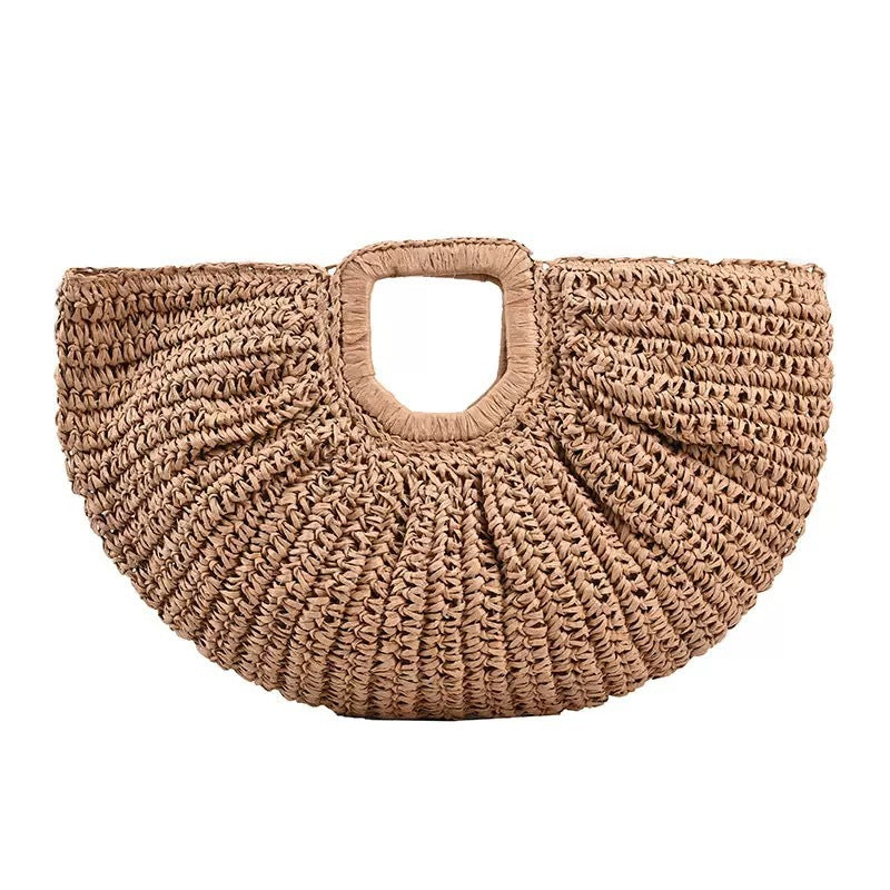 Designer Bast handbag with unique cut Kalsten