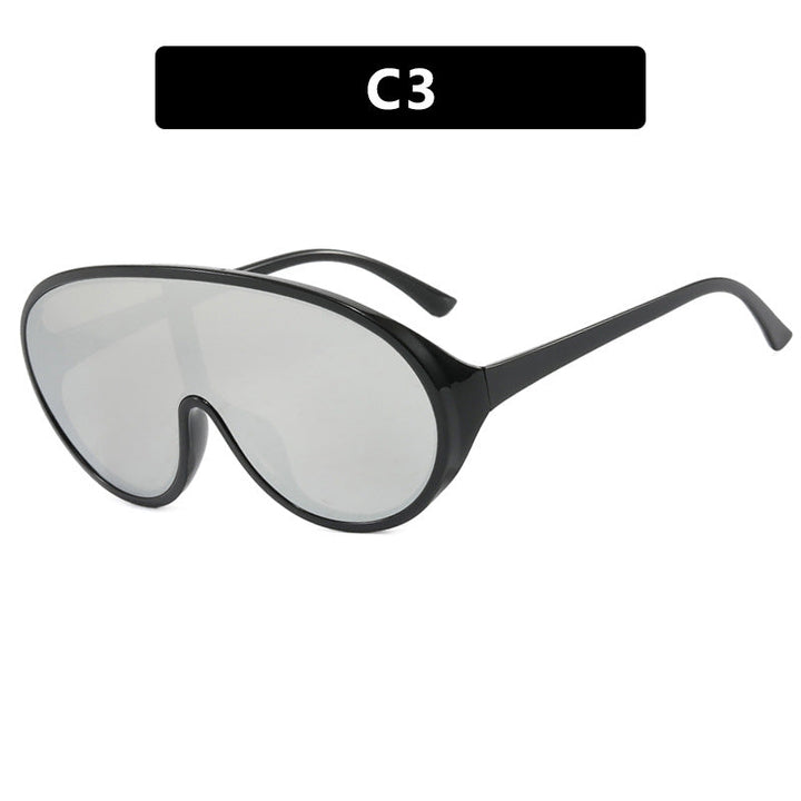 Women's futuristic sunglasses with large lenses and ergonomic frame Kalsten