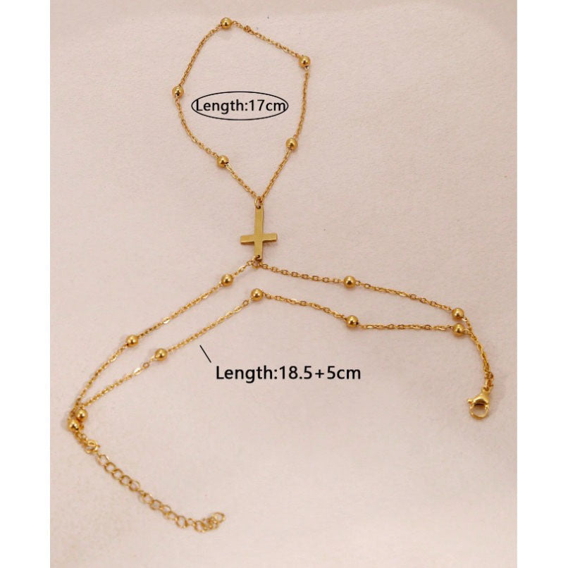 Elegant Cross Bracelet by Kalsten