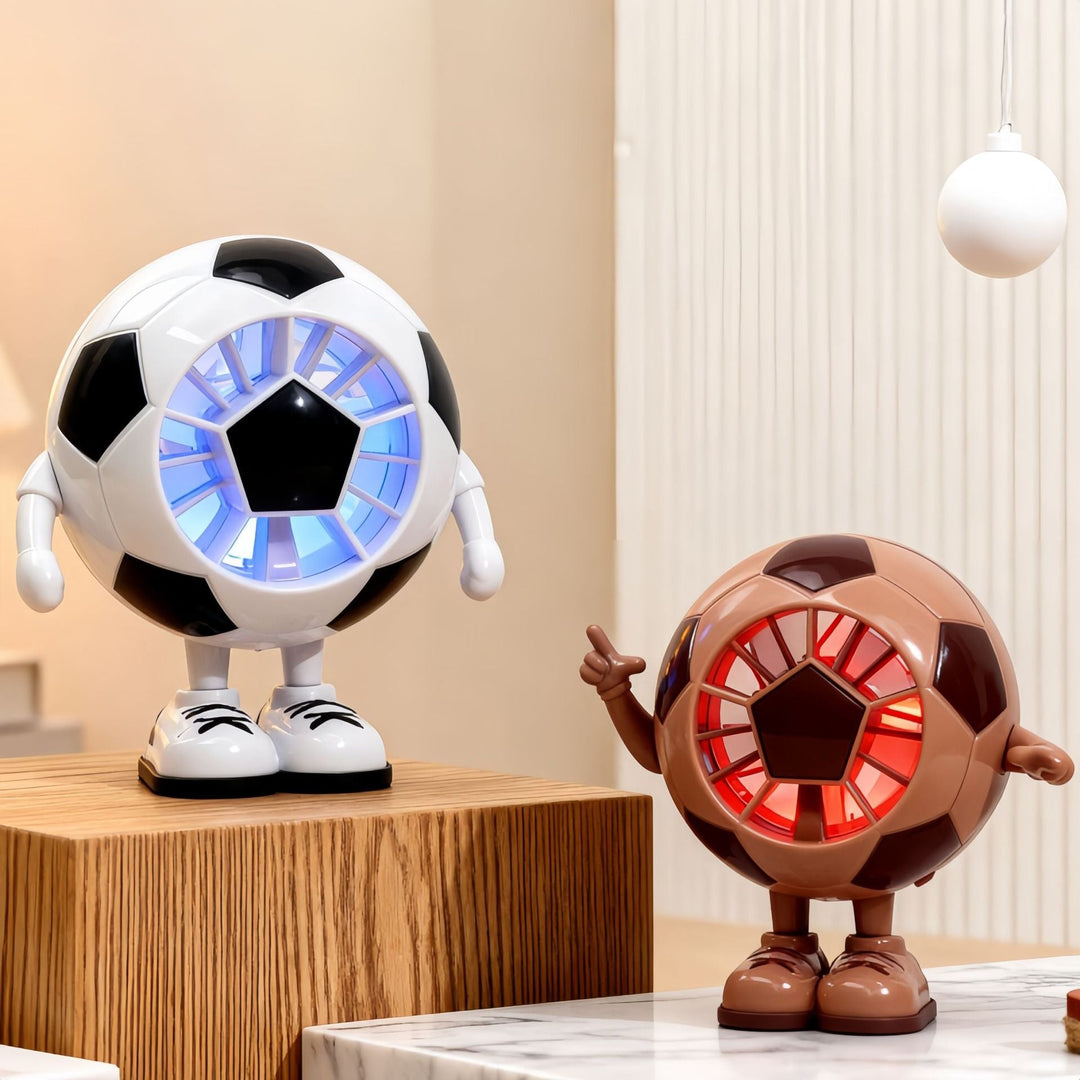 Ladies portable USB mini fan in creative soccer design Kalsten