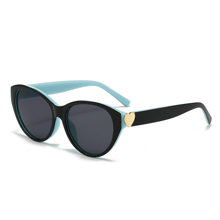 Women Cat-Eye Sunglasses with Heart Design Kalsten