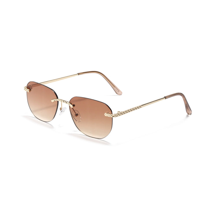 Women's Casual Oversized Sunglasses with Elegant Metal Frame Kalsten