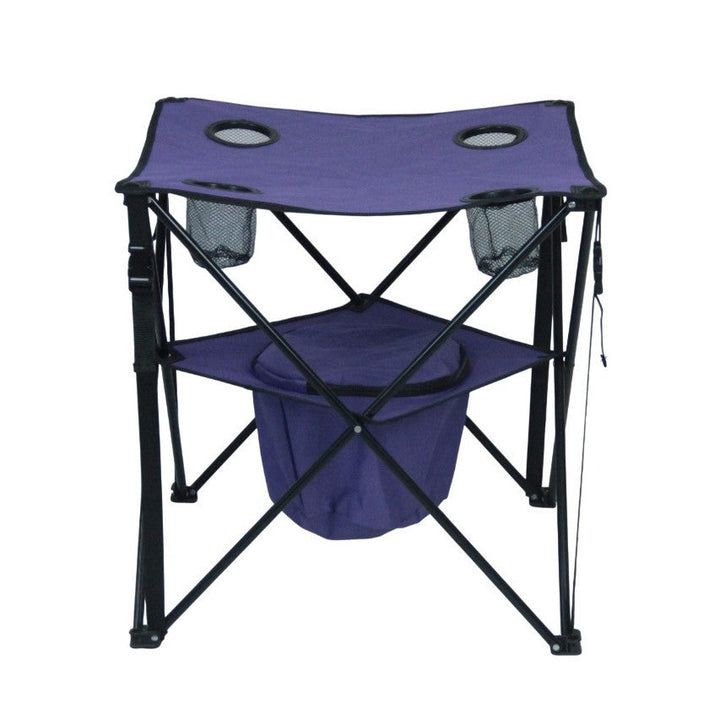 Camping table with integrated cup holders Kalsten