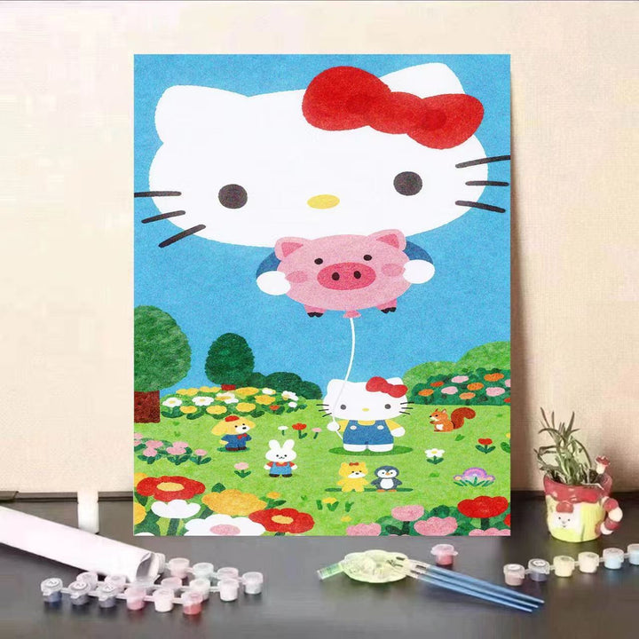 Cute Cartoon Character Paint by Numbers Kit Kalsten