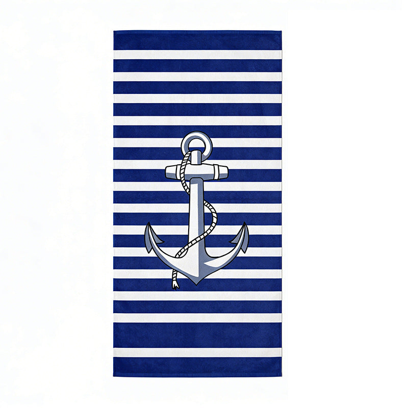 Beach towel with tropical flamingo pattern Kalsten