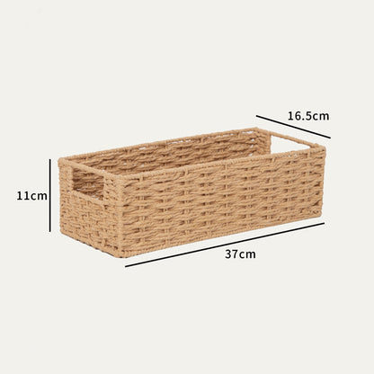 Rectangular Woven Storage Basket Acalora