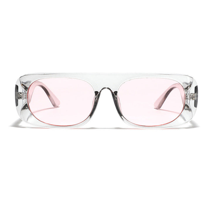 Women’s fashion sunglasses with transparent and geometric frame Kalsten